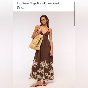 NWT Abercrombie Bra Free Maxi Dress